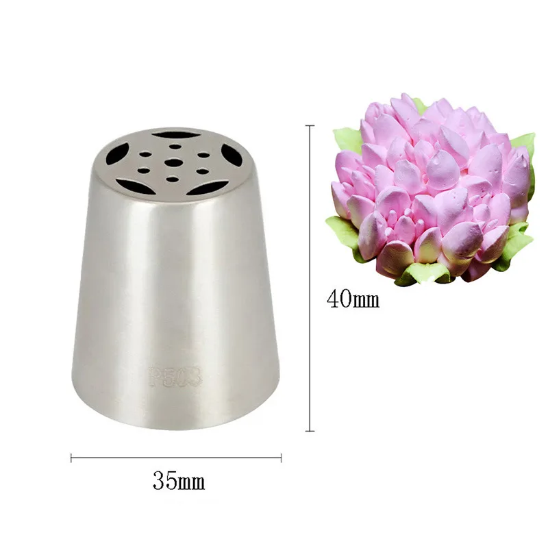 Новый русский тюльпан глазурь трубопровод сопла из нержавеющей стали цветочный