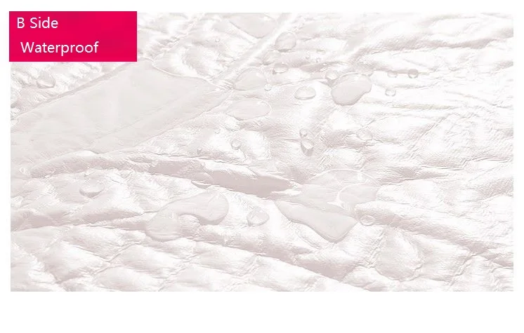 

1 Pc Super Waterproof Quilted Mattress Cover Air-Permeable Bed Protector Pad Cover Queen Mattress Topper Bed Mattress Cover