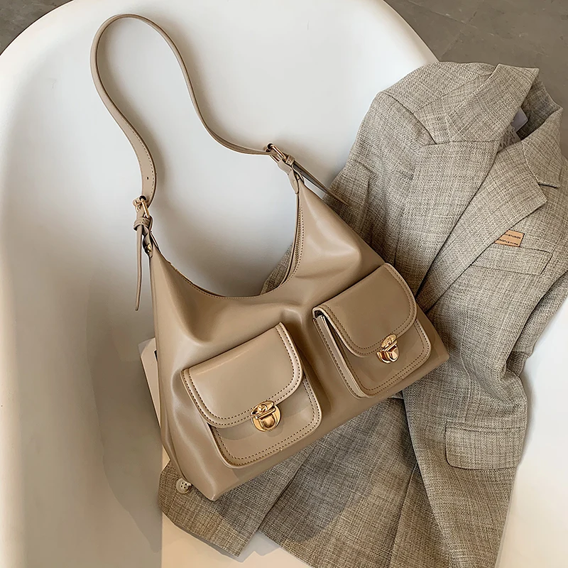 Модная кожаная сумка на плечо большая модель 2020 высококачественные роскошные