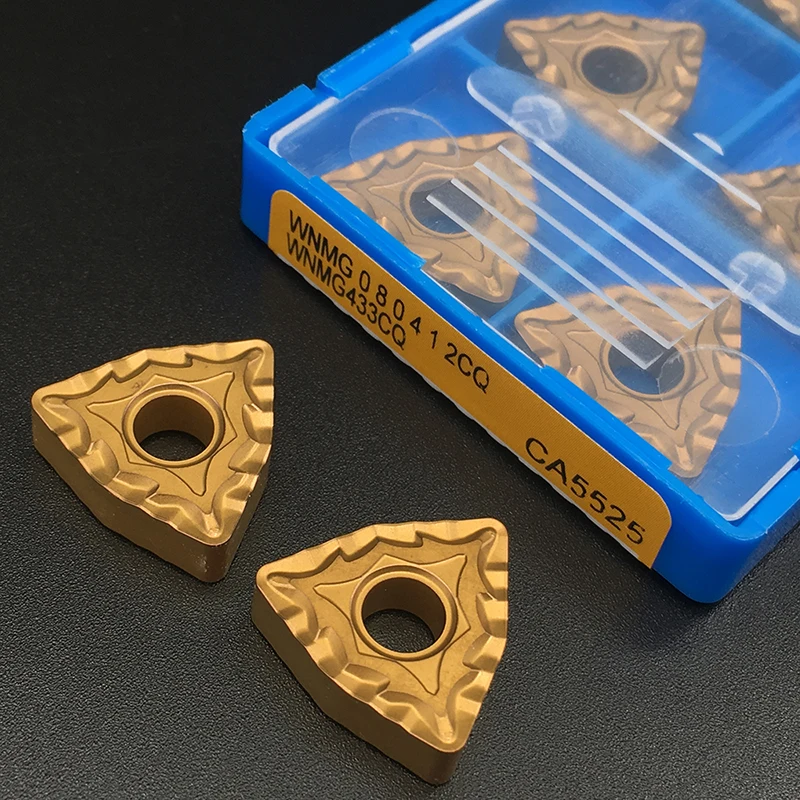 

10PCS WNMG080412 CQ CA5525 100% Original Carbide Inserts For Steel WNMG High Quality Machining Turning Tool CNC Lathe Tools