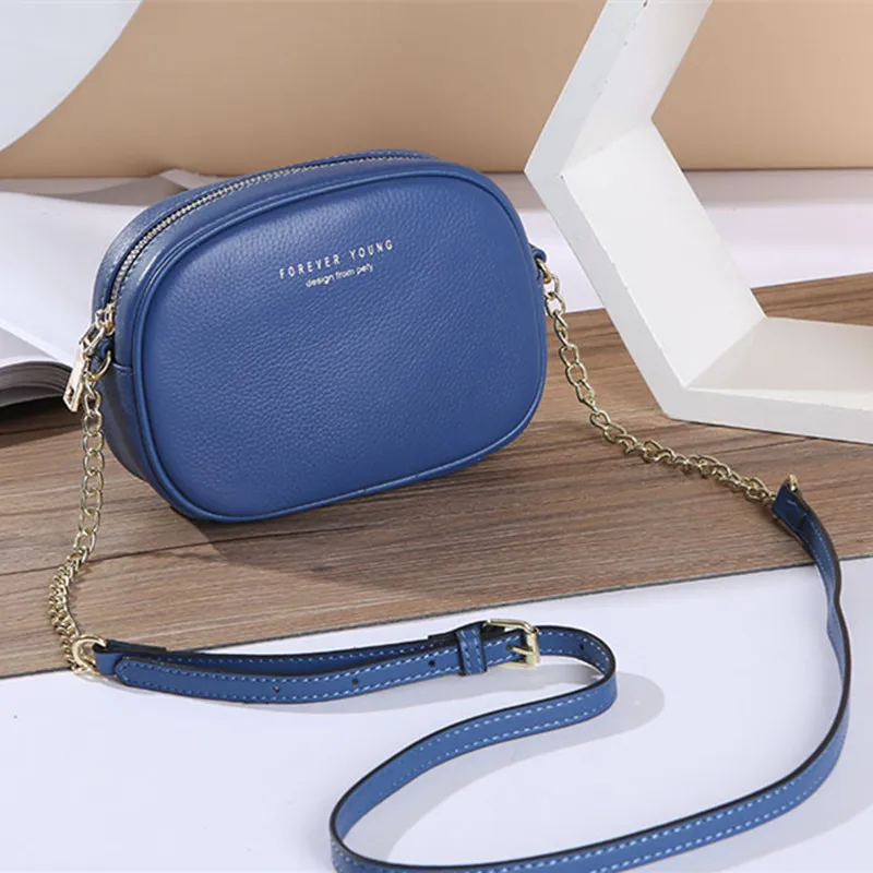 Женские Маленькие Сумки из натуральной кожи сумки на молнии женские через плечо