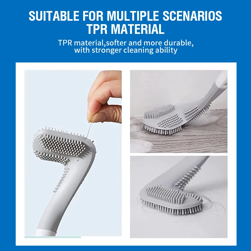 Щетка для туалета Golf щетка чистки настенная силиконовая с держателем туалетной