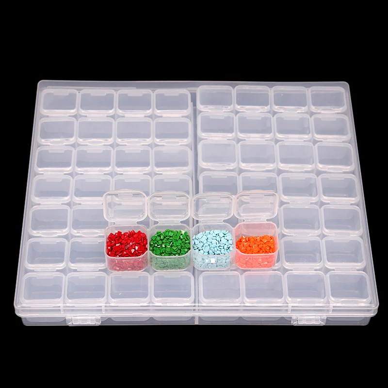 56 без рукавов в клеточку инструменты для вышивки картин со стразами Коробки