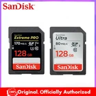 Карта памяти SanDisk Extreme ProUltra U3U1, SD-карта 32 ГБ, 128 ГБ, 64 ГБ, 256 ГБ, 16 ГБ, флэш-карта SD, SDXC, SDHC, карта sd