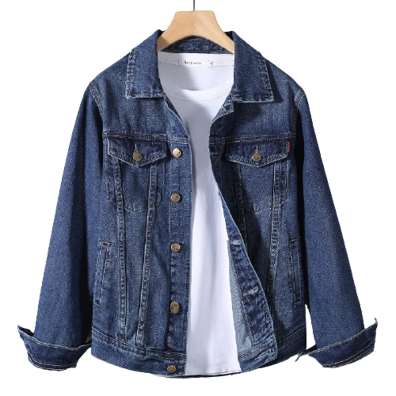 2021 Spring New  ClassicMen's Denim Jacket Male Korean Version of The Trend Handsome Outer Clothes Student Jacket Men