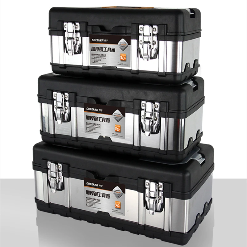 Ящик для инструментов из нержавеющей стали автомобильный Большой Аппаратный