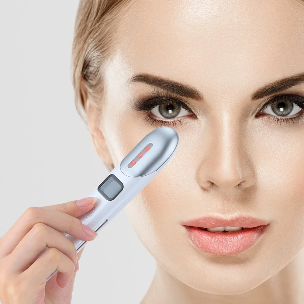 

Electric Eye Massager EMS Microcurrent Anti Wrinkle Eye Massaging Instrument LCD Eye Beauty Devices Vibration Hot Anti Aging