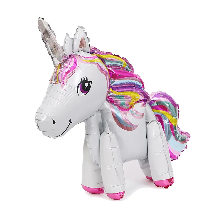 

Unicorn Decoration Animal Cartoon Foil Balloons for Happy Birthday Gender Reveal Party Children's Day Christmas Holiday Supplies