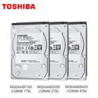 Внутренний жесткий диск TOSHIBA, 1 ТБ , 2 ТБ , 4 ТБ, 2,5 ''128 М HDD , Кэш-память для ноутбука 7 мм , 9,5 мм , 15 мм , SATA3, MQ04ABF100, MQ04ABD200, MQ04ABB400