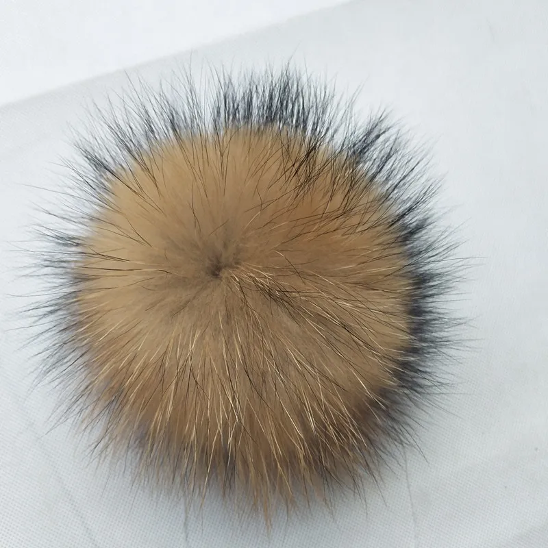 natural color Горячая Распродажа, зимний воротник из натурального меха енота, натуральный мех енота, шарф 70 см, модное пальто, свитер, шарфы, воротник - Цвет: natural color