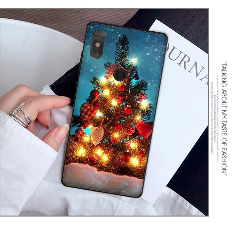 Праздник Рождество дерево год чехол для телефона для Xiaomi redmi Note 7 mi 9 mi x2 mi x2S Note3 8 8SE redmi 5 5Plus Note4 4X