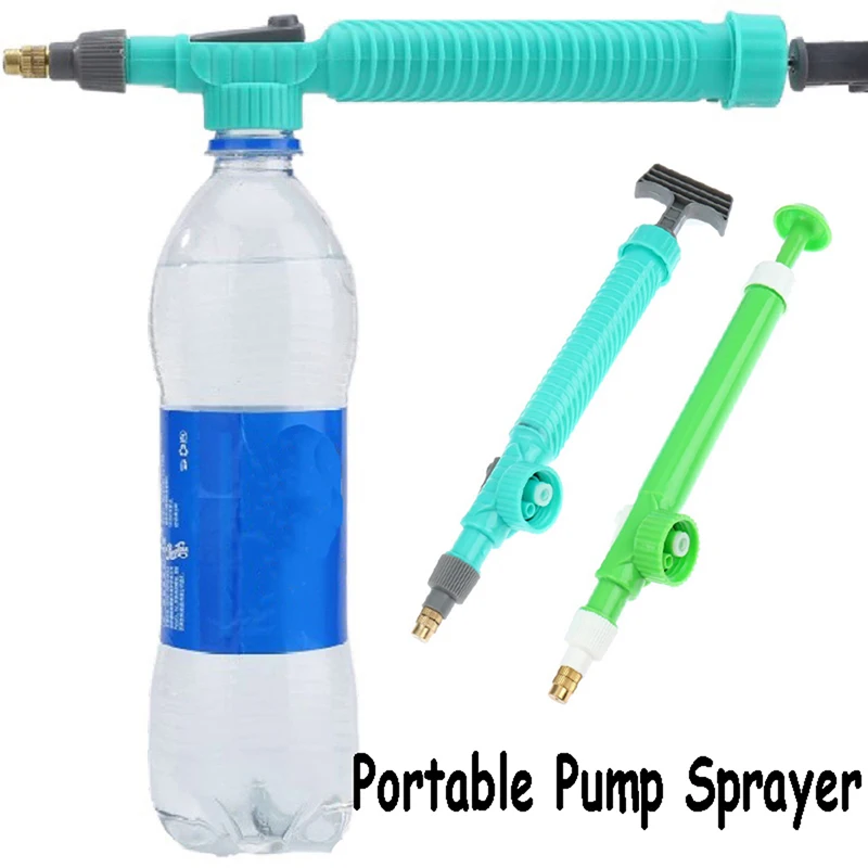 High Pressure Air Pump Manual Sprayer Adjustable Drink Bottle Spray Head Nozzle