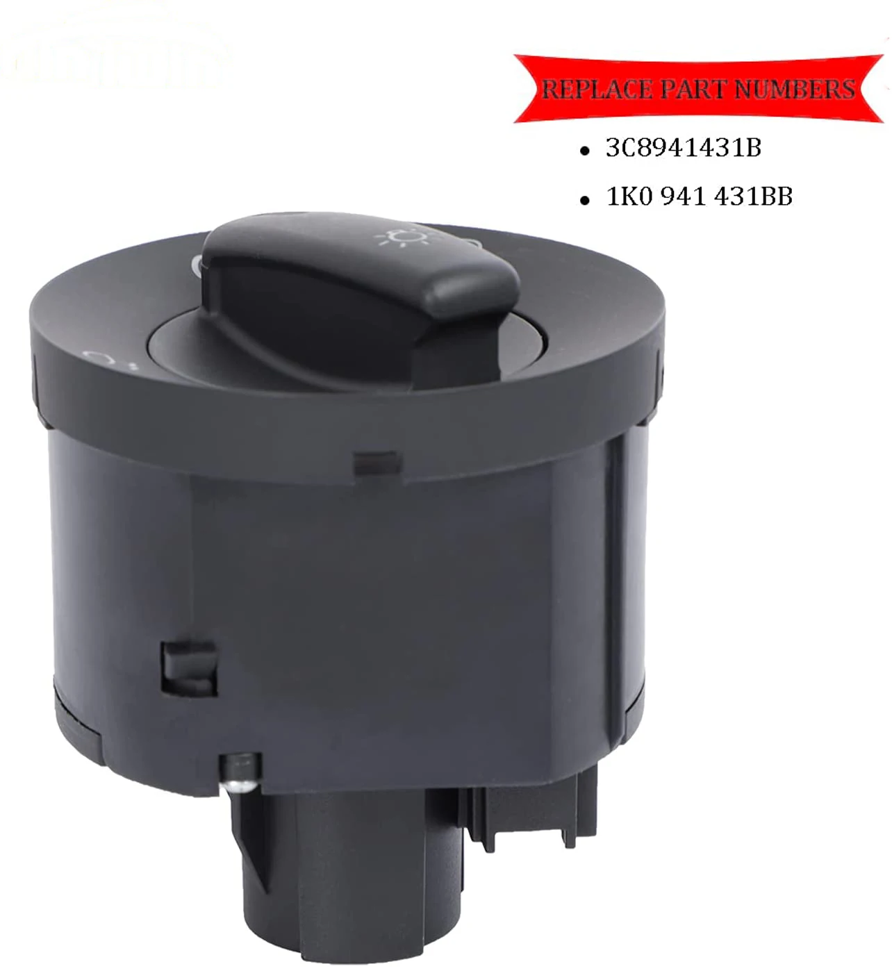 Новая ручка переключателя противотуманной фары для Volkswagen Golf MK5 MK6 Passat B6 CC Jetta Tiguan