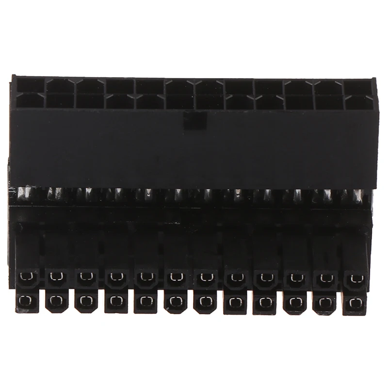 

New 1pc EVA 24Pin ATX 24 pin to 24pin Power Plug Adapter Mainboard Motherboard Power Connectors Modular Power Supply Cables