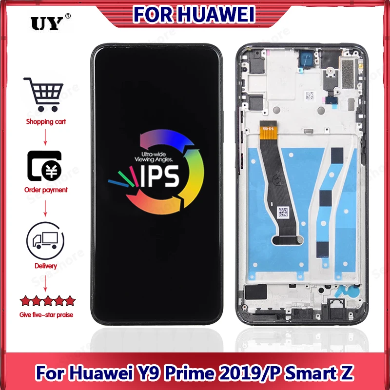 

Original Display For Huawei P Smart Z Display Touch Screen For Huawei Y9 Prime LCD Display Digitizer Replacement Parts STK-L21