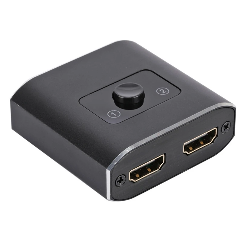 

HDMI Switch 4K 60Hz HDMI 2.0 Switcher 2 in 1 Out & 1 in 2 Out Bi-Directional HDMI Splitter Support 4K 3D HDR for Xbox PS