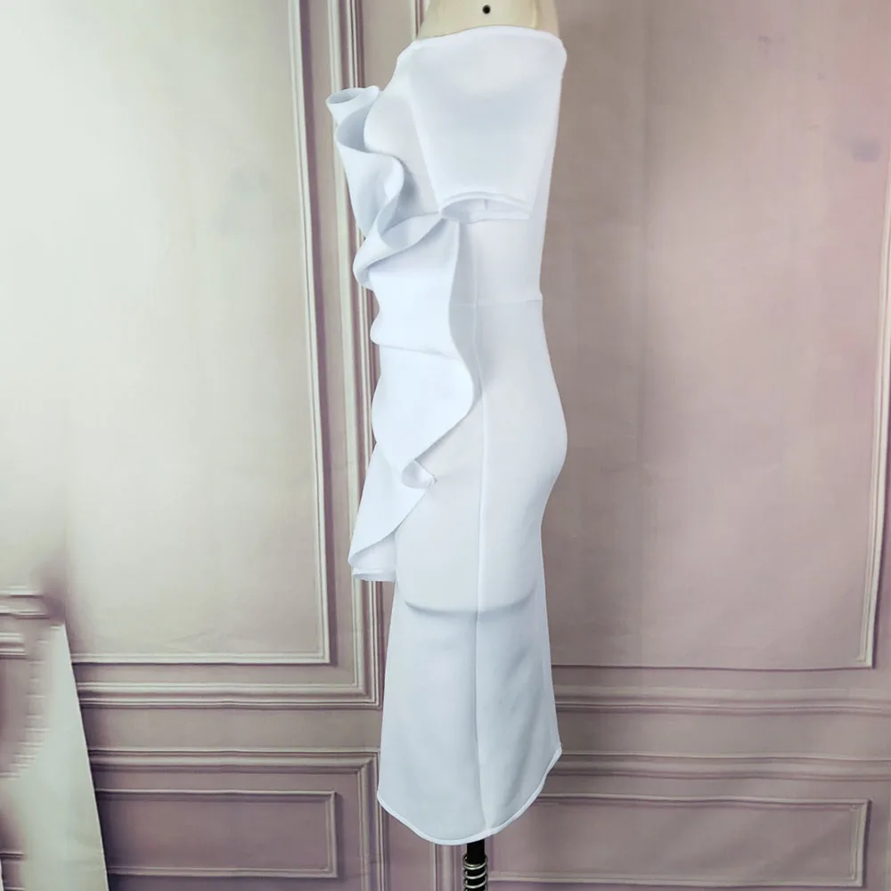 Белые облегающие вечерние платье Элегантное Вечернее Vestido Для женщин