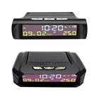 Автомобильные цифровые часы AN01, AN02 TPMS с ЖК-экраном, датой, экраном температуры в автомобиле, аксессуары для интерьера