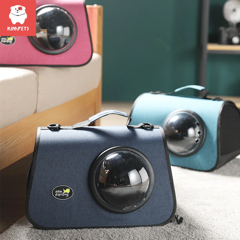 Kimpets кошка женская черная кожаная сумка Портативный клетка рюкзак Товары для