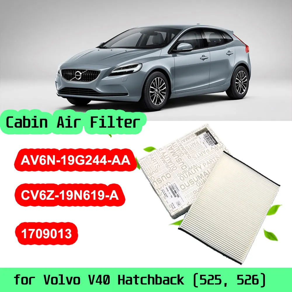 

Автомобильные аксессуары воздушный фильтр кондиционера для Volvo V40 хэтчбек 525 526 2012 ~ 2019 2013 2014 2015 2016 2017 AV6N-19G244-AA