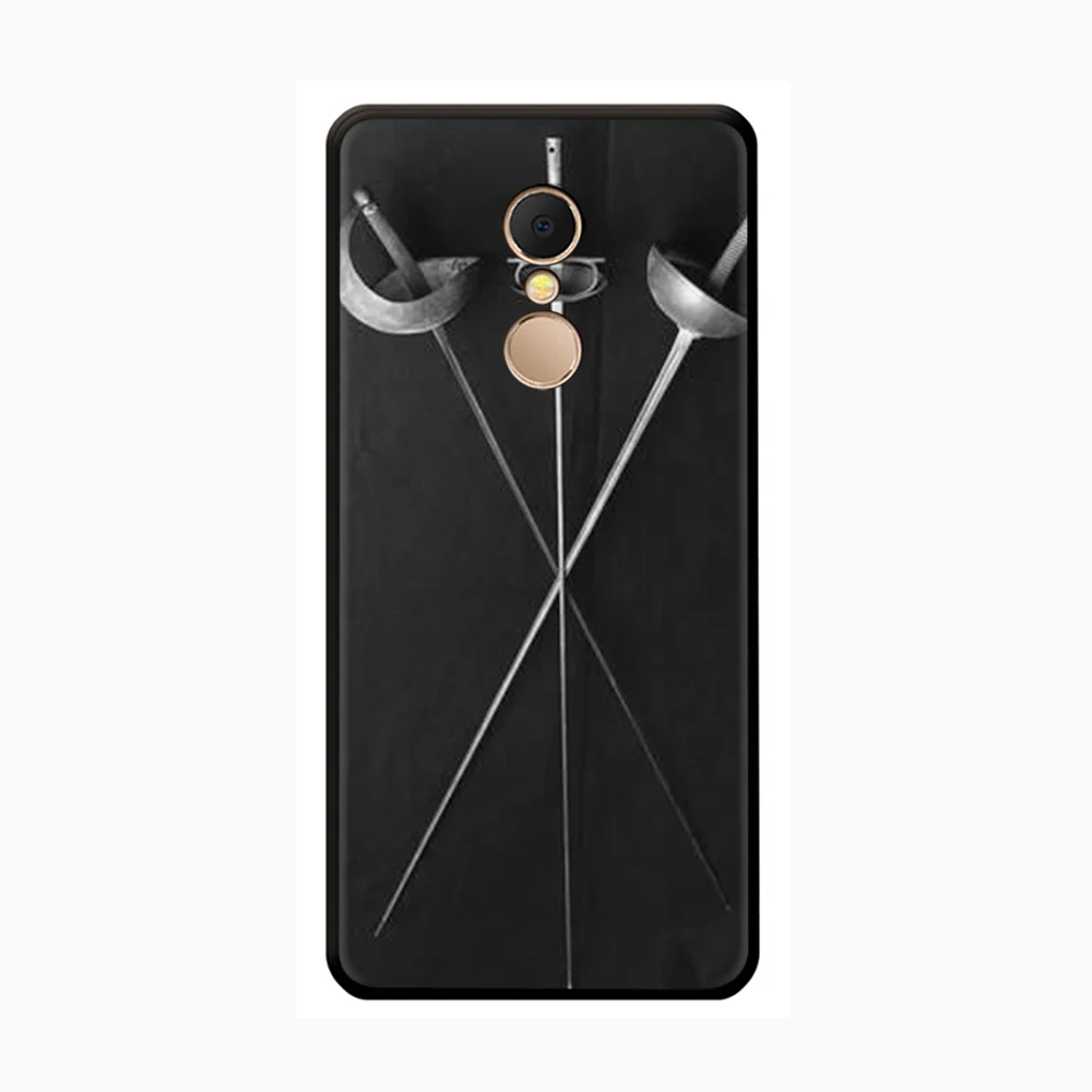 Sport fencing Silicone Phone Case for Redmi 4A 4X 5 Plus 5A 6 6A 7 7A 8A S2 GO K20 Pro K30 Poco X2 | Мобильные телефоны и