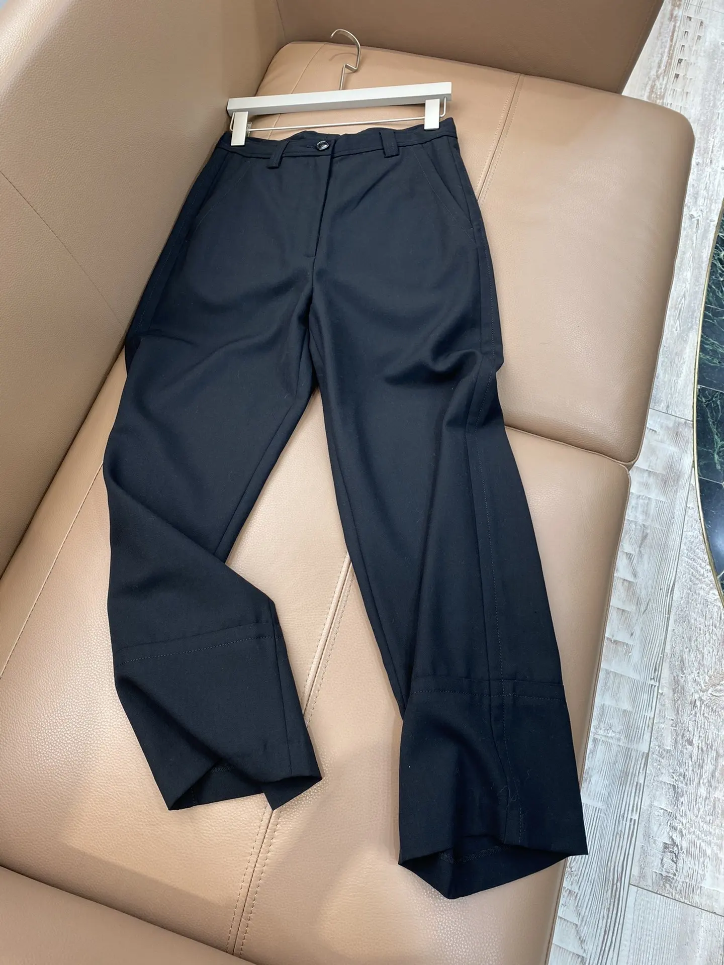 

Свободные женские модные повседневные широкие брюки 2023 1109