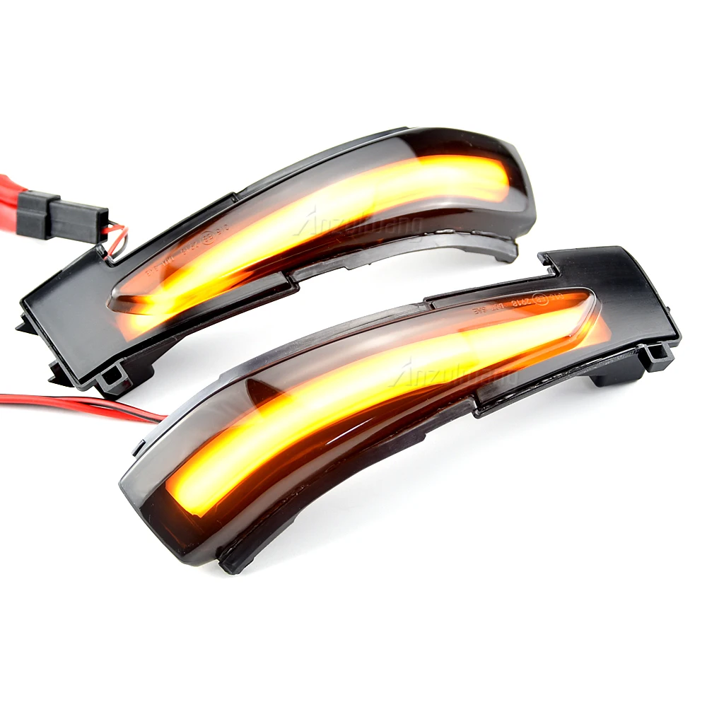 

Smoked LED Dynamic Side Mirror Indicator Sequential Light For Peugeot 508 For Citroen C4 Picasso DS5 2011-2018