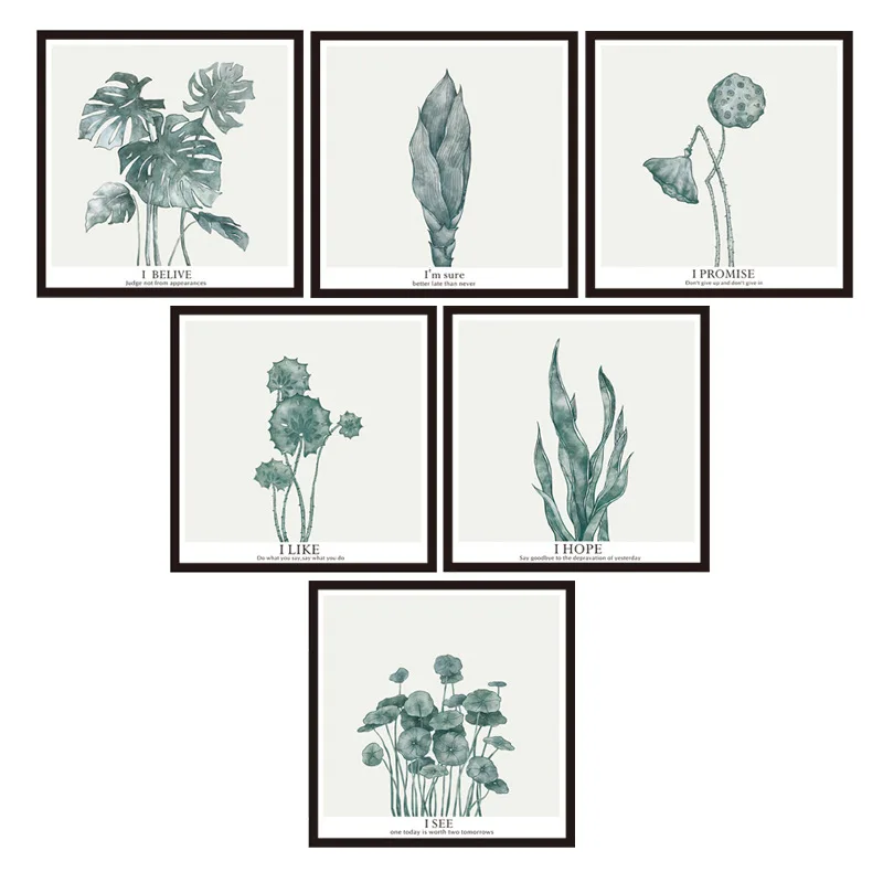 

Nordic Plant Wall Sticker Turtle Back Bamboo Bedroom Living Room Sofa Backdrop Decal Home Decor Aesthetic Self Adhesive Painting