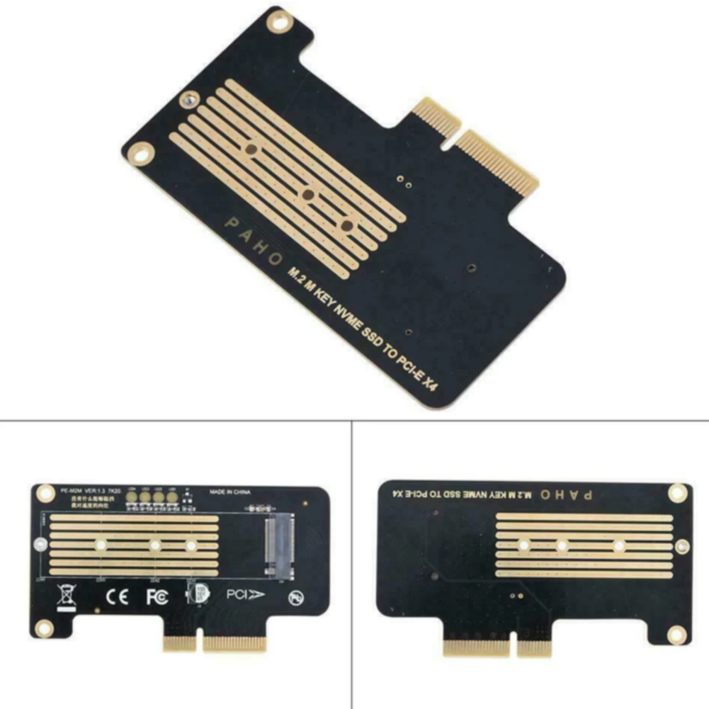 SSD к PCI-E 4X высокая скорость для настольной передачи с адаптером-перегородкой M2 MKey NVME Профессиональная печатная плата конвертер карты