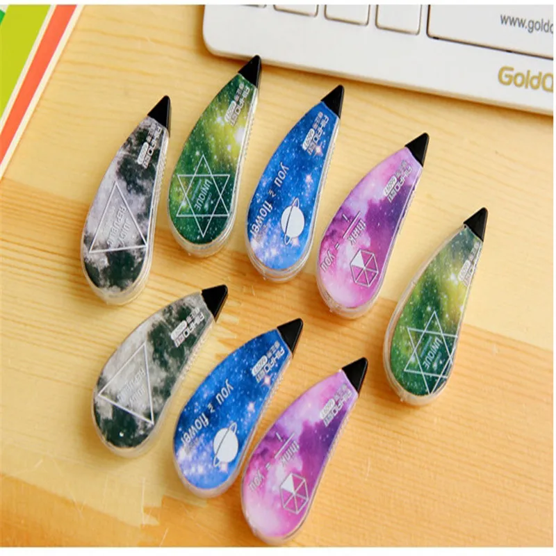 Корректирующая лента со звездами 4 шт./компл. новинка канцелярский корректор