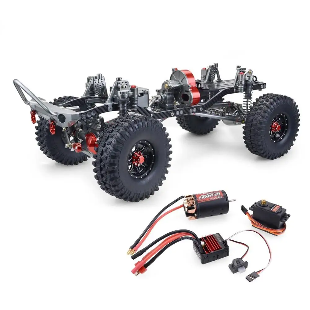 RC Racing CNC Алюминиевый металлический и карбоновый каркас для автомобиля 1/10 осевой