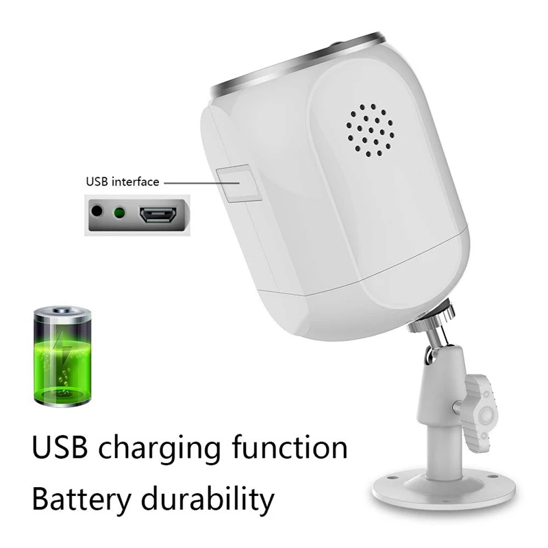 Беспроводная камера для улицы 720 P Wifi безопасности перезаряжаемая