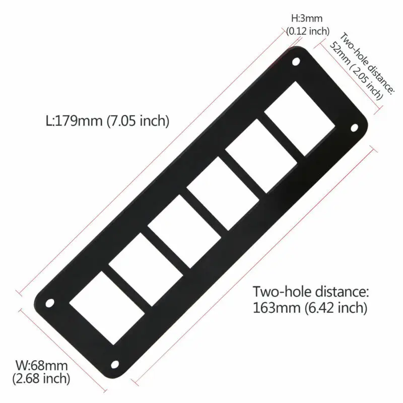 Запасные части держатель для панели кулисного переключателя 6 банд морской