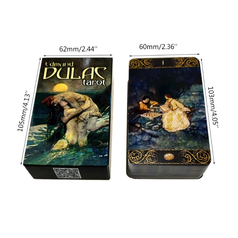 Edmund Dulac Таро карты традиционный английский 78-игральной Oracle вечерние Гадания и