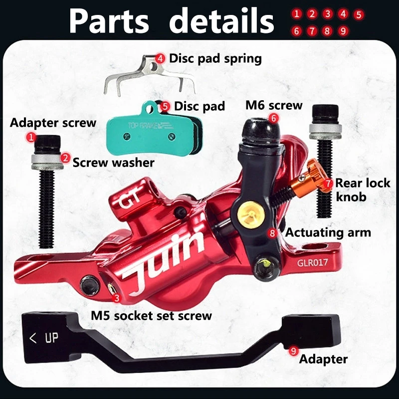 Juin Tech GT P Гибридный гидравлический Дорожный дисковый тормоз в комплекте
