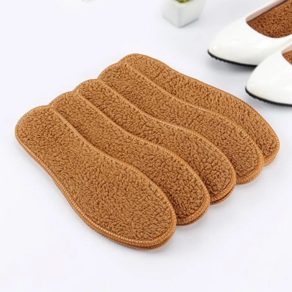 Теплые кашемировые стельки утепленные мягкие дышащие зимние спортивные для