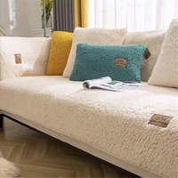 cover household soft autumn winter thick sofa couch living room pad cushion mat fleece sofa mat decor