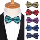 Мужской галстук-бабочка, классический, с острым дизайном, для бизнеса, Женский галстук-бабочка с рисунком Пейсли