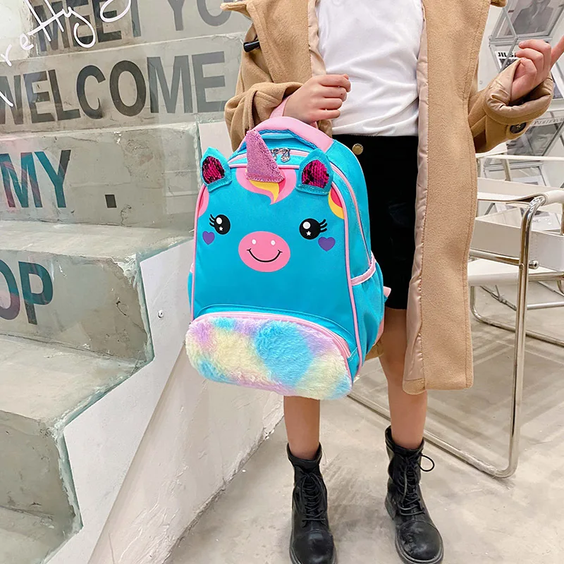 

2021 Kindergarten backpack Cartoon Kids Backpacks baby Schoolbag Animal Nursery Toddler Backpack Children School Bags Girls Boys