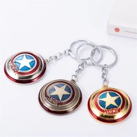 marvel captain america shield keychain avengers new creative car bag key chain pendant