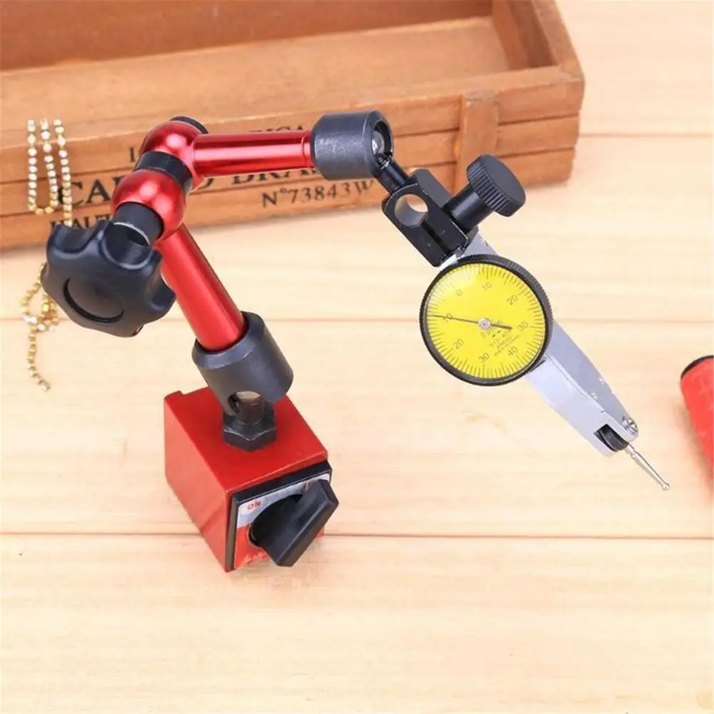 

Mini Universal Magnetic Base Holder Table Seat Correction Gauge Stand Indicator Tool Flexible Dial Test Indicator