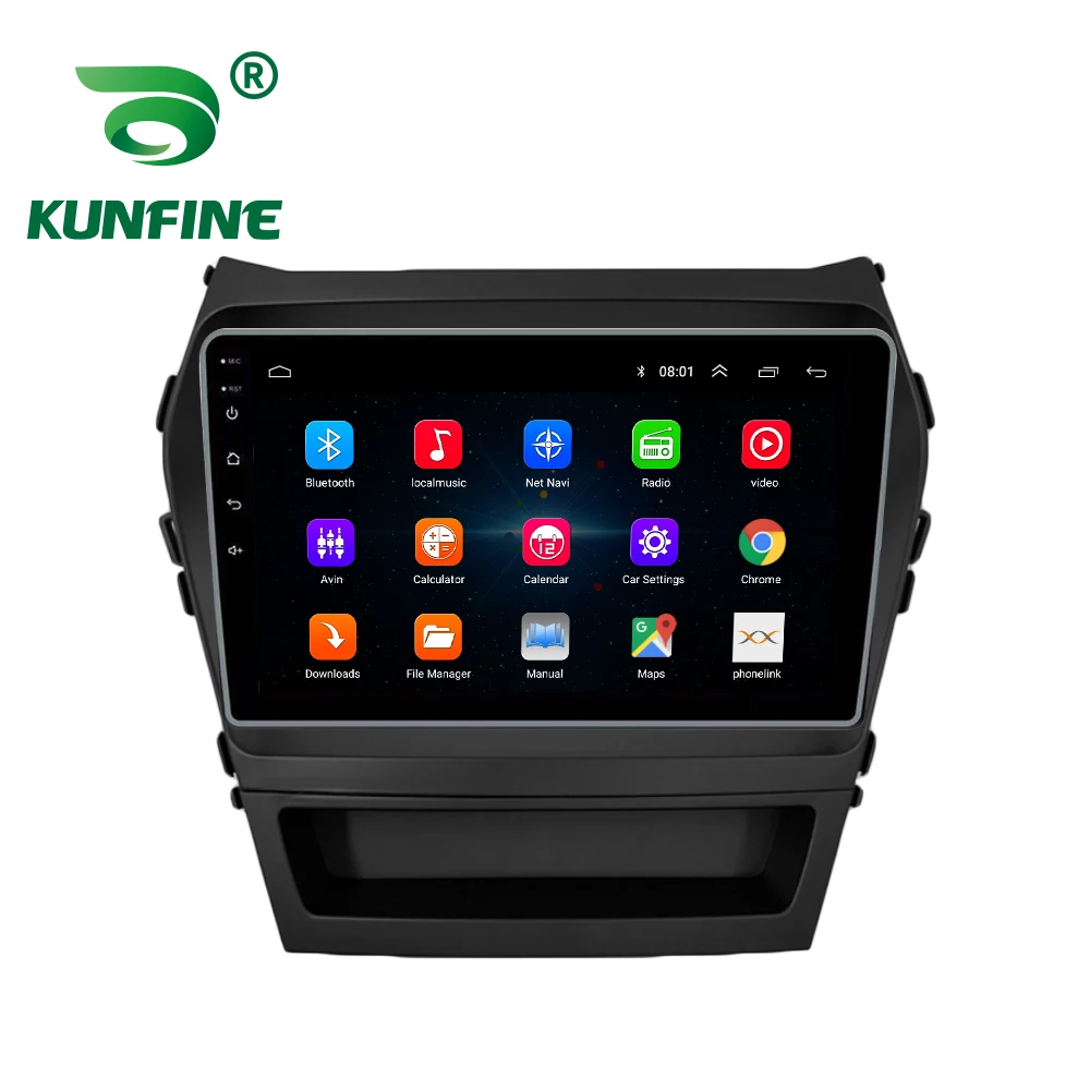 Автомагнитола для Hyundai IX45 Santafe 12-16 с восьмиядерным процессором Android 10 0 DVD