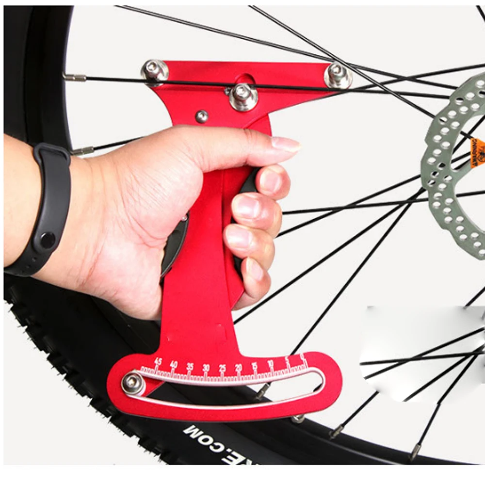 

Bicycle Spoke Tension Meter Aluminum Alloy Tensiometer Wheel Builder Tool Bike Spoke Tension Meter Measures Repair Tool