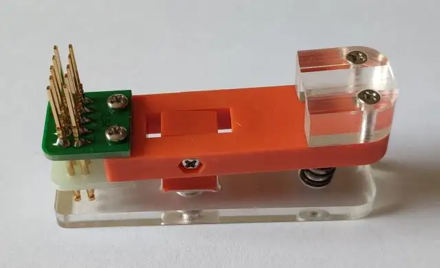 

2.54mm Double Row Burning Probe Test Clip Fixture Accessories STLINK STM8 AVR 430 Line Lenght 30cm