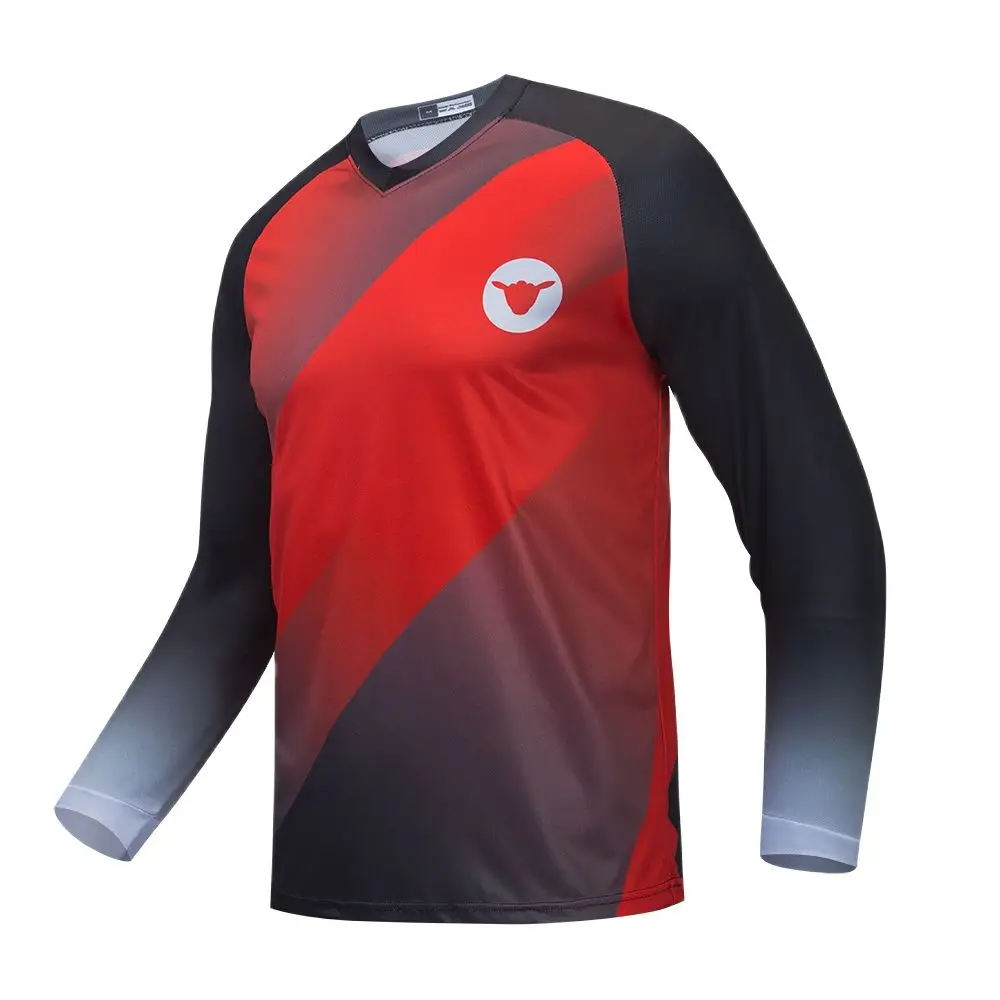 

Cycling Jersey Bicycle Team Race Sportswear Road Bike Shirt Males' MTB Downhill Clothing Full Sleeve MTB Jersey