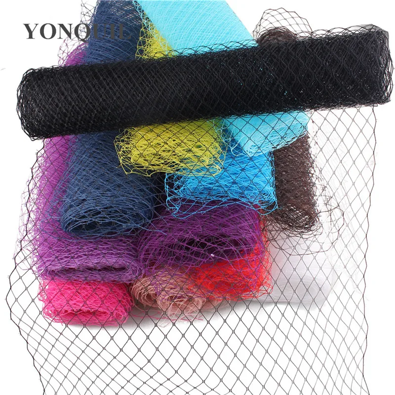 Russian Veiling Hat Birdcage Veils Netting Mesh Fabric - 25/45 CM Width - Ideal for Wedding Millinery Trim, DIY Hair Accessories image 6