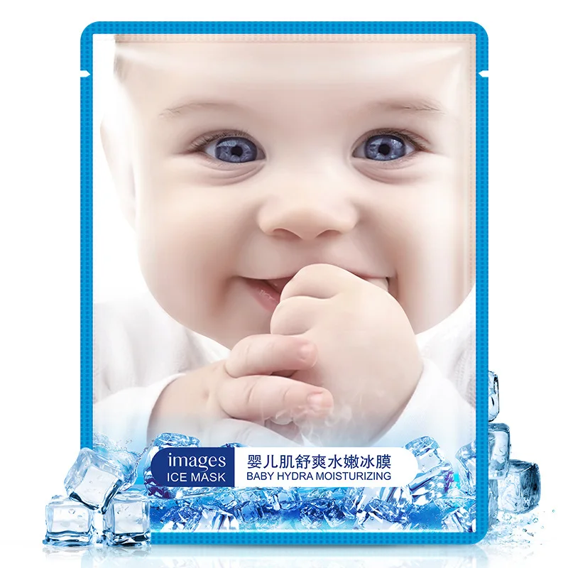 

images Baby Hydra Moisturizing ICE Face Masks Whitening Anti Aging Wrinkle Shrink Pore Skin Care Wrapped Facial Mask