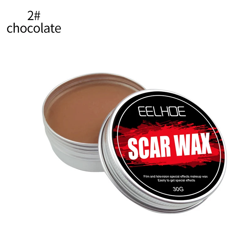 EELHOE 30g Skin Wax Makeup Halloween Flesh-colored Eyebrow Covering Mud Wounds Fake Scars For Cosplay Fancy Carnival | Красота и