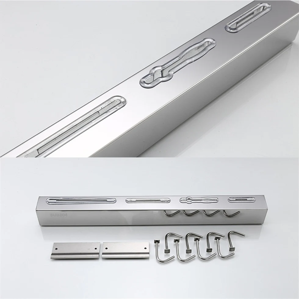 Кухонная полка из нержавеющей стали инструменты держатель для посуды подвесная