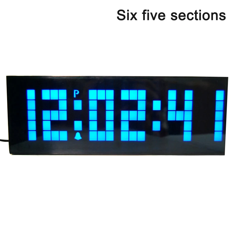 

Digital LED Wall Clock Multifunction Desktop Alarm Clock with Calendar Countdown